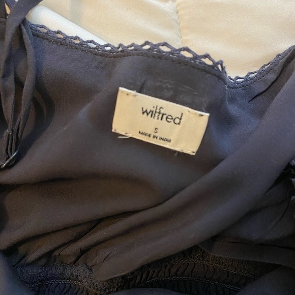 Aritzia Wilfred Dark Gray Side Button Summer Pantsuit - Picture 3 of 15